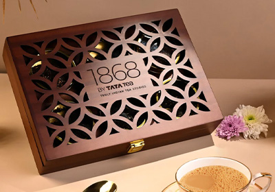1868 Tata Tea Wooden Box